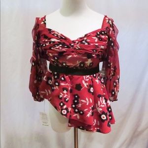 Self Portrait Floral Top